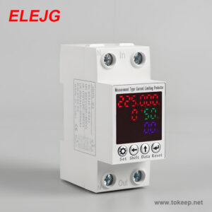 Automatic reconnection adjustable voltage current and energy metering protector JGDL-63